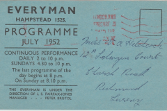 Everyman-programme-July-1952-Front