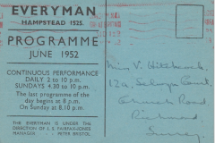 Everyman-programme-June-1952-Front