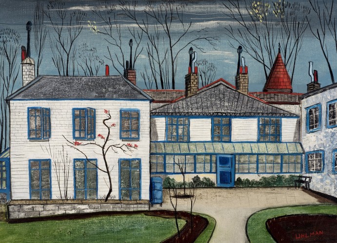 Manor Lodge, 1950s, Fred Uhlman, Burgh House Collection